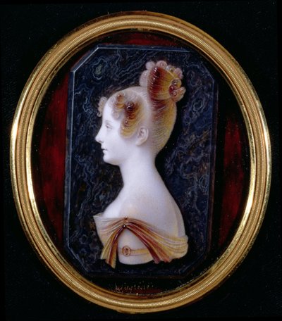 Portret van Prinses Elena Pavlovna, c.1820 door Anthelme Francois Lagrenee